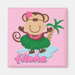 Imã Aloha Monkey Magnet