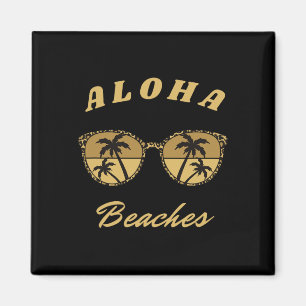 Imã Aloha Praias Vacinas havaianas Leopard Sungles Pa