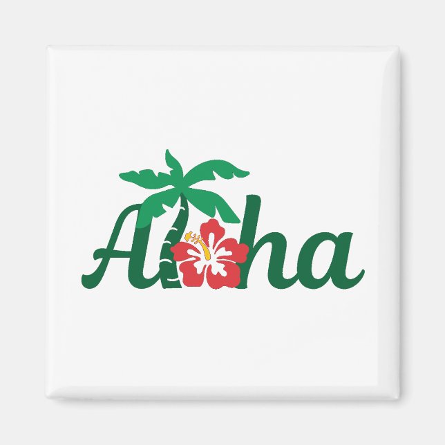 Imã Aloha Tropical (Frente)