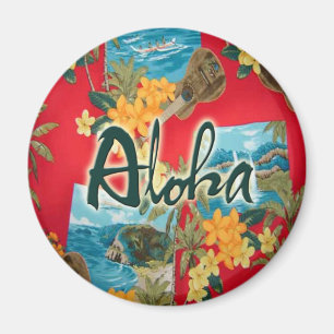 Imã Aloha vermelho