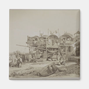 Imã Alojamento para os pobres no porto interno de