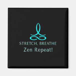 Imã Alongar Respirar Zen Repetir Bem-Estar Consciente