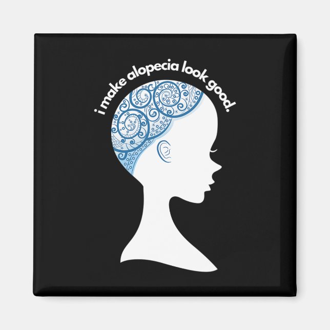 Imã Alopecia Areata - Sensibilização para a perda de c (Frente)