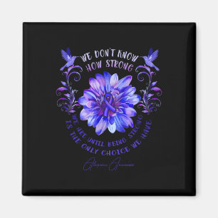 Imã Alopécia SENSIBILIZAÇÃO Flor Não sabemos o quão fo