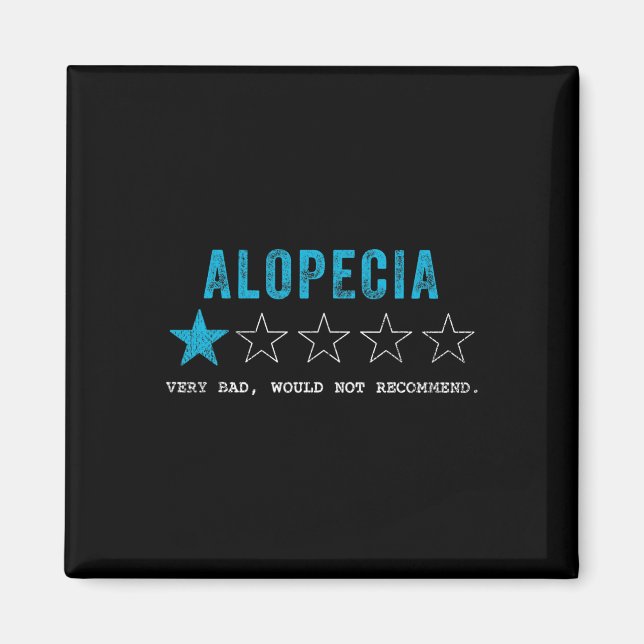 Imã Alopecia Sensibilização Mês Fama de Fita de Fita d (Frente)