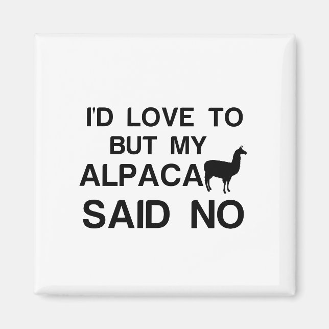 IMÃ ALPACA DISSE NÃO (Frente)