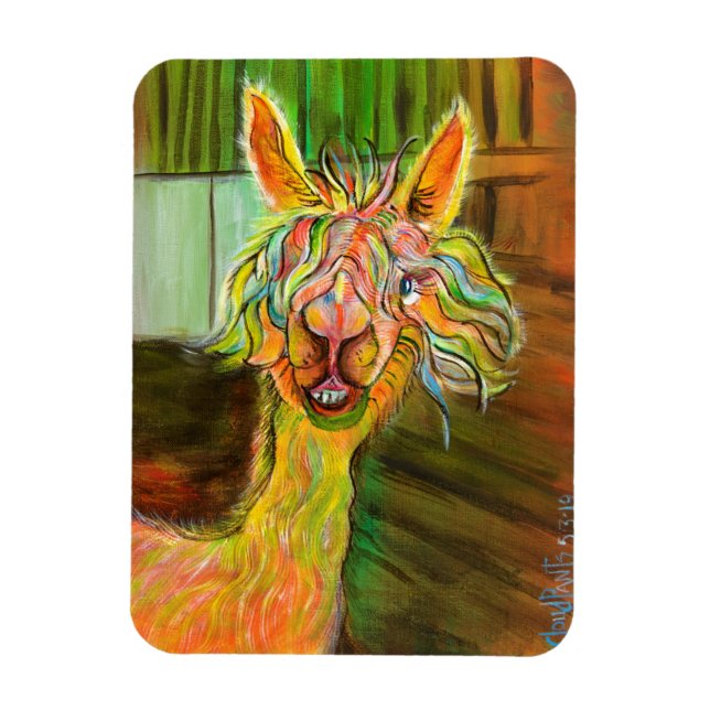 Ímã Alpaca - Íman Hilda (Vertical)