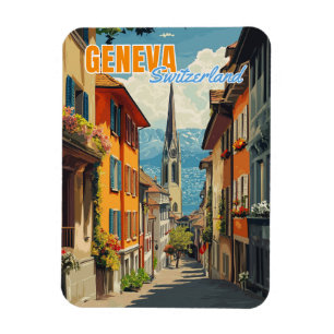 Ímã Alpes de Suiça de Genebra
