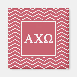 Imã Alpha Chi Omega   Padrão Chevron