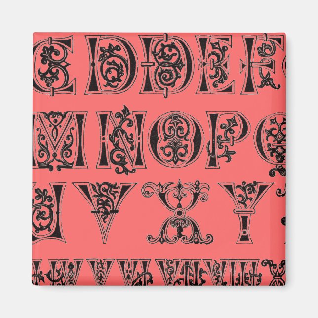 Imã Alphabet Magnet (Frente)