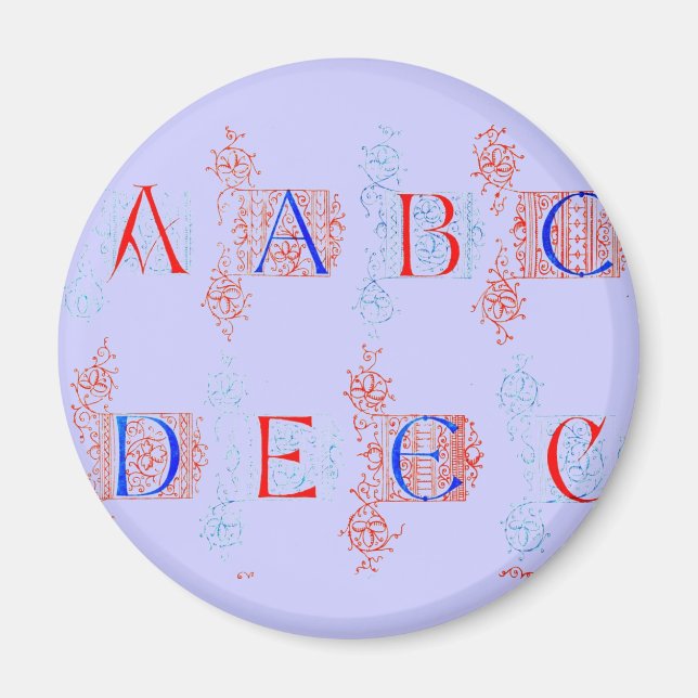 Imã Alphabet Magnet (Frente)