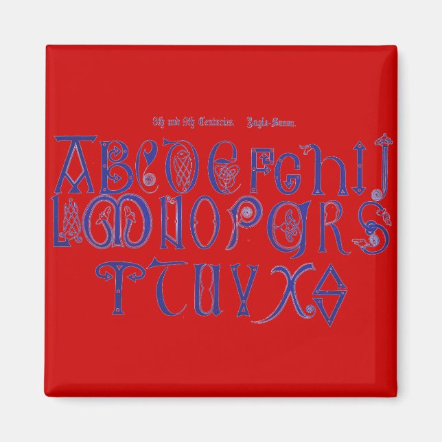 Imã Alphabet Magnet (Frente)