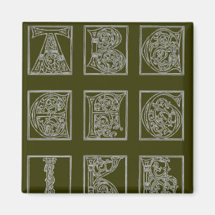 Imã Alphabet Magnet