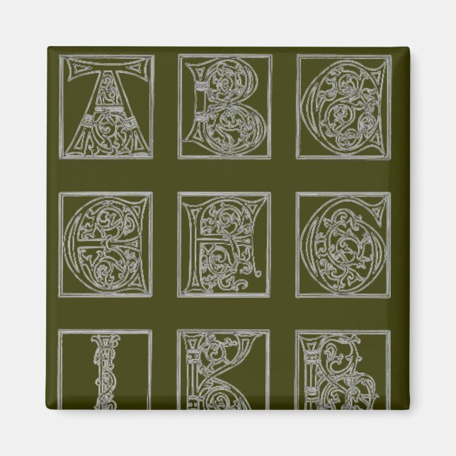 Imã Alphabet Magnet (Frente)