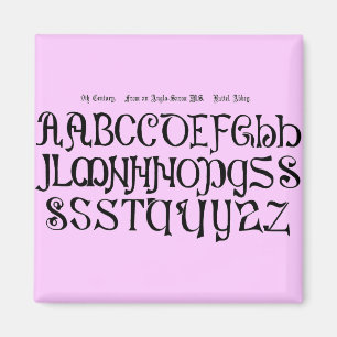 Imã Alphabet Magnet