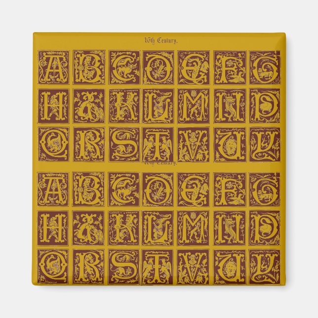 Imã Alphabet Magnet (Frente)