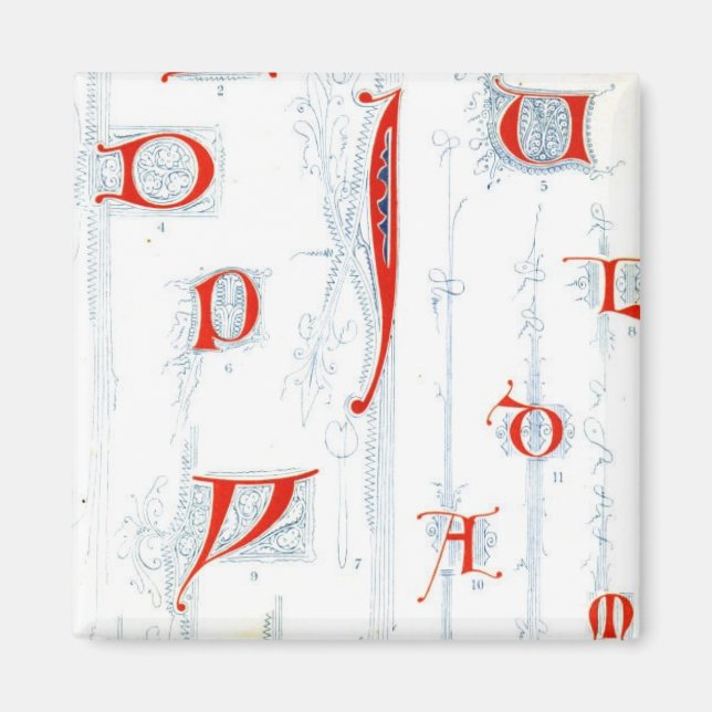 Imã Alphabet Magnet (Frente)