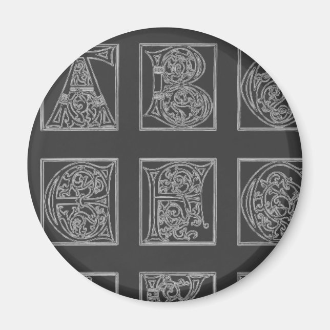 Imã Alphabet Magnet (Frente)