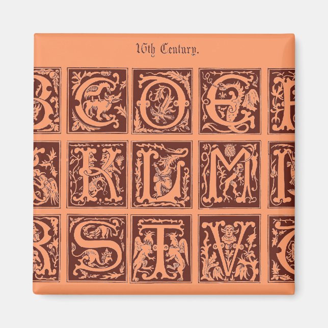 Imã Alphabet Magnet (Frente)