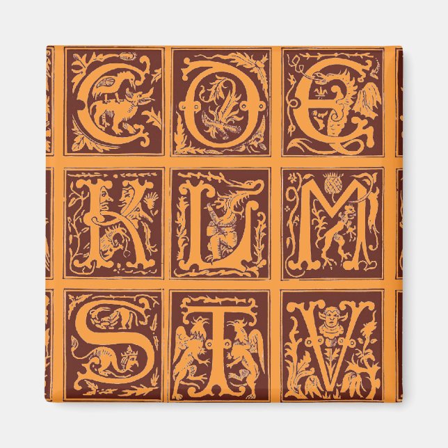 Imã Alphabet Magnet (Frente)