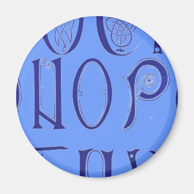 Imã Alphabet Magnet (Frente)