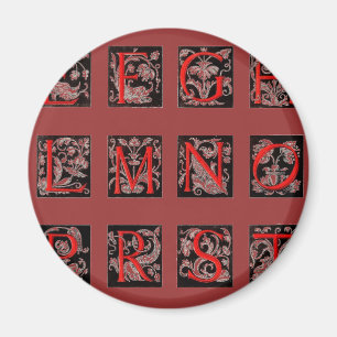 Imã Alphabet Magnet