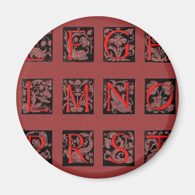 Imã Alphabet Magnet (Frente)