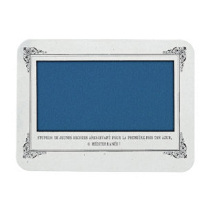 Ímã Alphonse Allais, April Fools, Blue, Abstrato Art