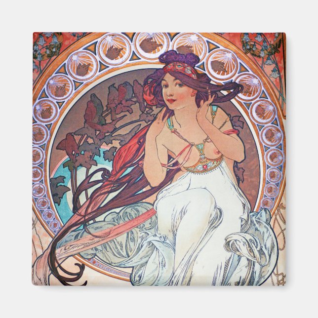 Imã Alphonse Mucha (Frente)