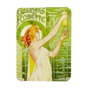 Ímã Alphonse Mucha Absinthe Robette