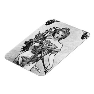Ímã Alphonse Mucha Broken Blossoms