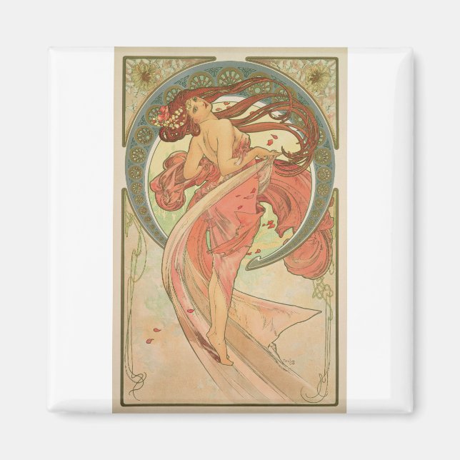Imã Alphonse Mucha - Dança (Frente)