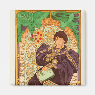 Imã Alphonse Mucha Prince e Dragon