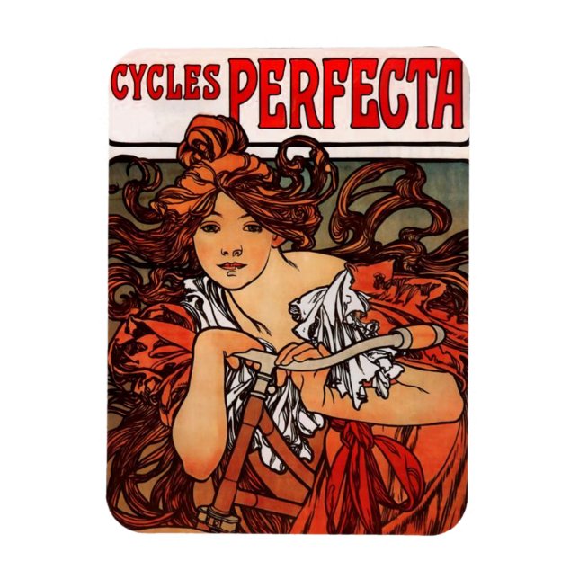 Ímã Alphonse Mucha Vintage Magnet (Vertical)