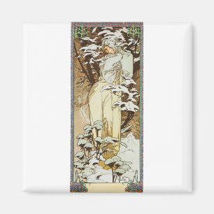 Imã Alphonse Mucha Winter