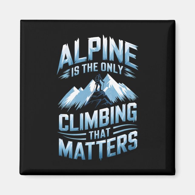 Imã Alpino É A Única Escalada Que Problemas  (Frente)