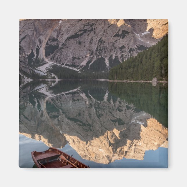 Imã Alps de Dolomite | Pragser Wildsee | Tirol, Itália (Frente)