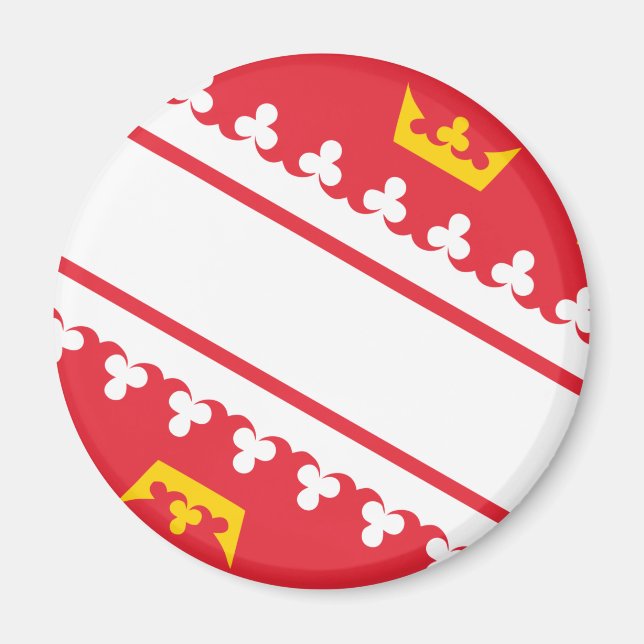 Imã Alsace flag Magnet (Frente)