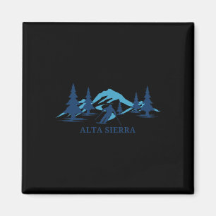 Imã Alta Sierra California Ski Resort Skiier