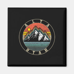 Imã Alta Ski Utah Souvenir Skier Skibot Snowboard M