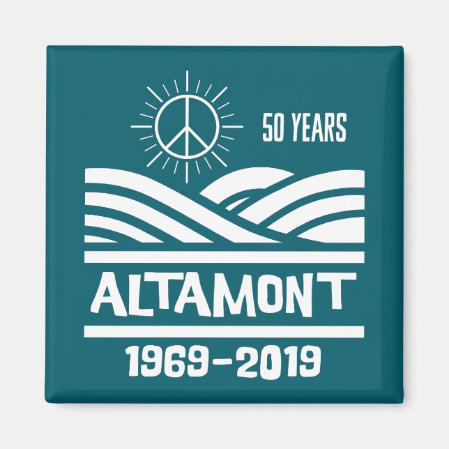 Imã Altamont Speedway 1969-2019 50º Aniversário (Frente)
