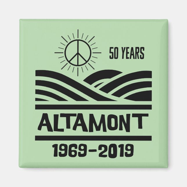 Imã Altamont Speedway 1969-2019 50th Anniversary (Frente)