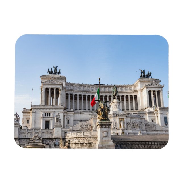 Ímã Altare della Patria no início da manhã - Roma, Itá (Horizontal)