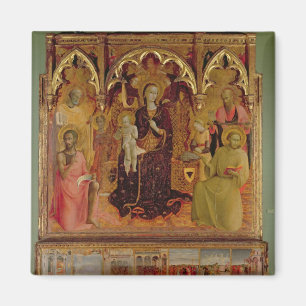 Imã Altarpiece de Madonna da neve, c.1430-32 (