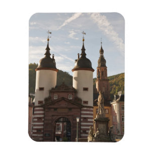 Ímã Alte Brucke em Old Town, Heidelberg, Alemanha