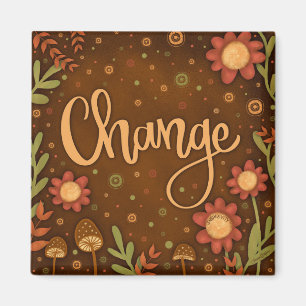 Imã Alteração Bonito Diversão Floral Inspirivência Mod