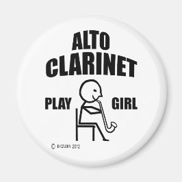 Imã Alto Clarinet Play Girl
