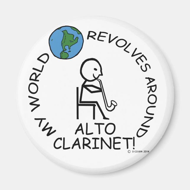 Imã Alto Clarinet World Revola-se (Frente)