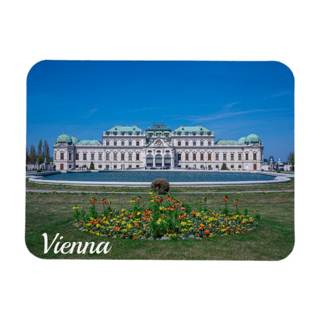 Ímã Alto Palácio de Belvedere, Viena, Áustria (Horizontal)