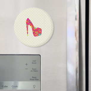 Imã Altos Saltos, Stiletto, Bombas, Flores, Calçados V